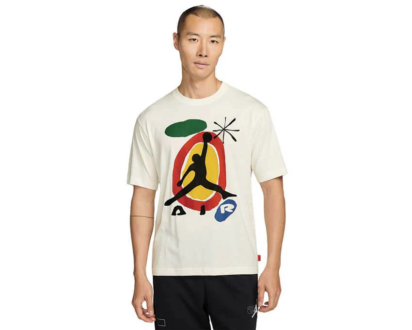 Jordan Brooklyn Miro 85 Crew T-Shirt "Sail" - Image 2