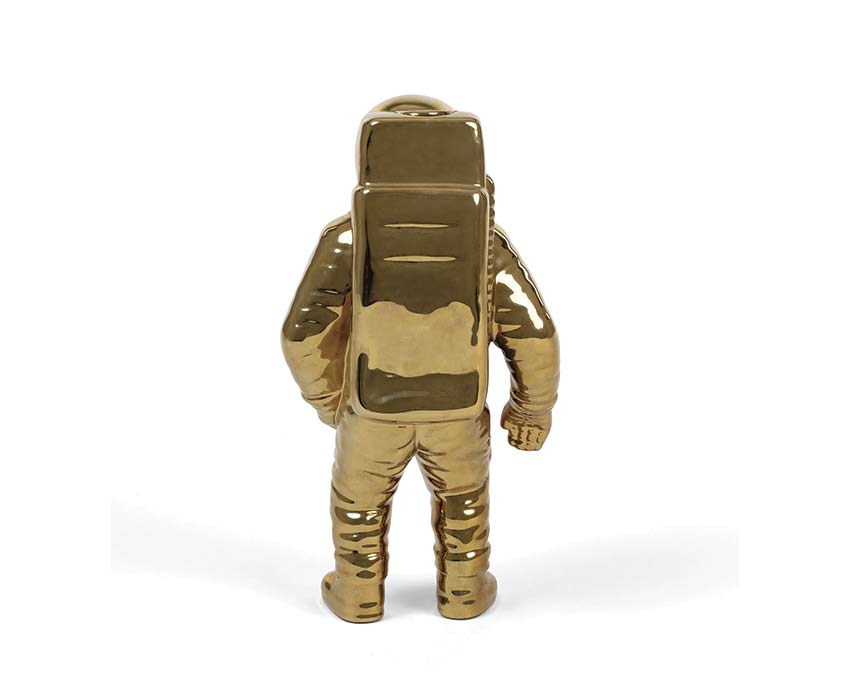 Seletti Cosmic Diner Starman Vase Gold - Image 4